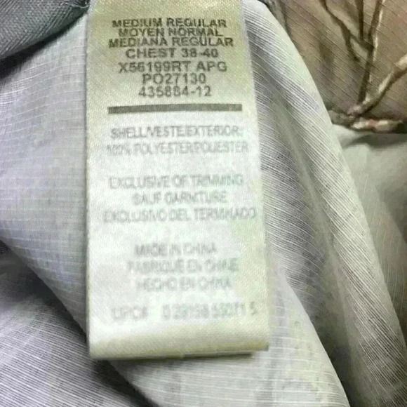 10x Ultra Lite 1/4 zip camo pullover - Picture 4 of 4